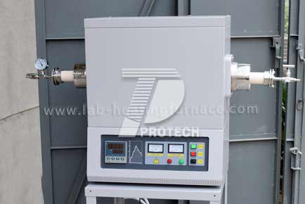1600℃ high temperature tube furnace at the University of Rio de Janeiro, Brazil
